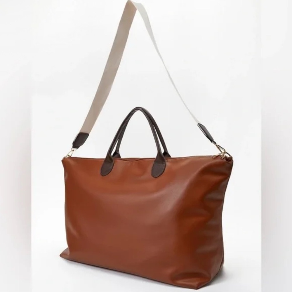 Large Travel Guitar Strap Zip-up Tote Bag - Picture 2 of 5